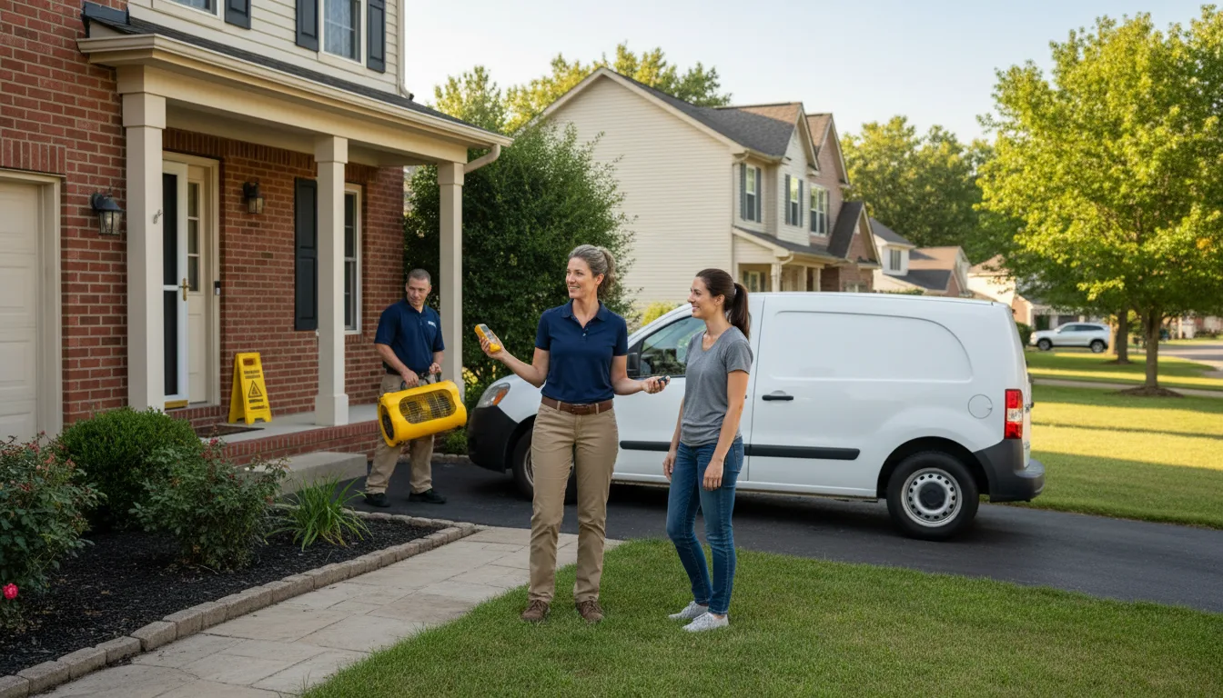 Water restoration image for Dehumidification And Cleanup Services in Loveland, OK